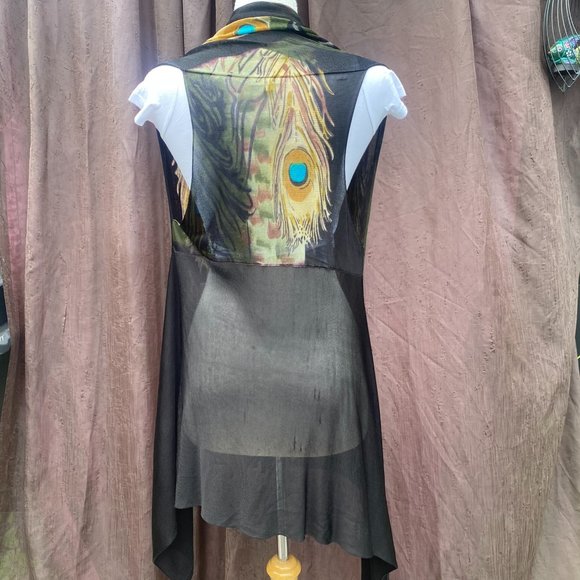 🤗100-You Are Adore❤️d ~Adore Peacock Vest - Picture 5 of 11